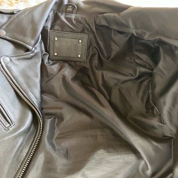 Free People Understated Leather bell sleeve leather jacket - Picture 9 of 10